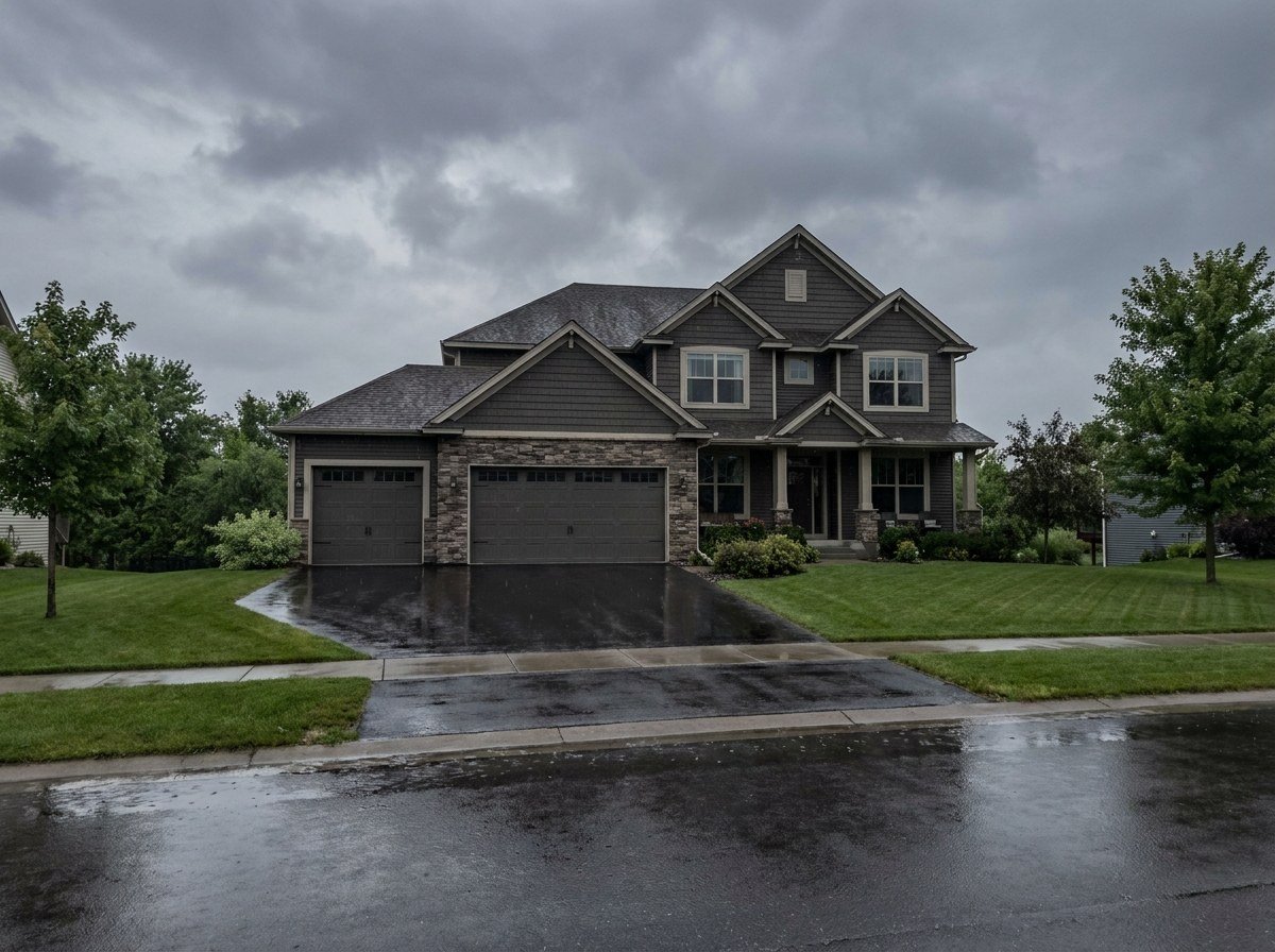 Newer suburban home in a Fishers Indiana subdivision
