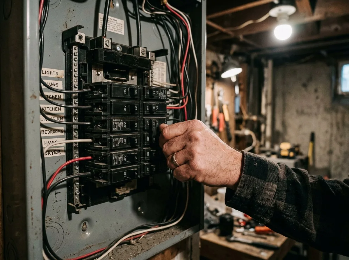 Electrical service equipment that should be kept away from wet areas